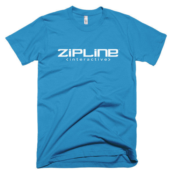 Short sleeve Zipline Interactive men's t-shirt