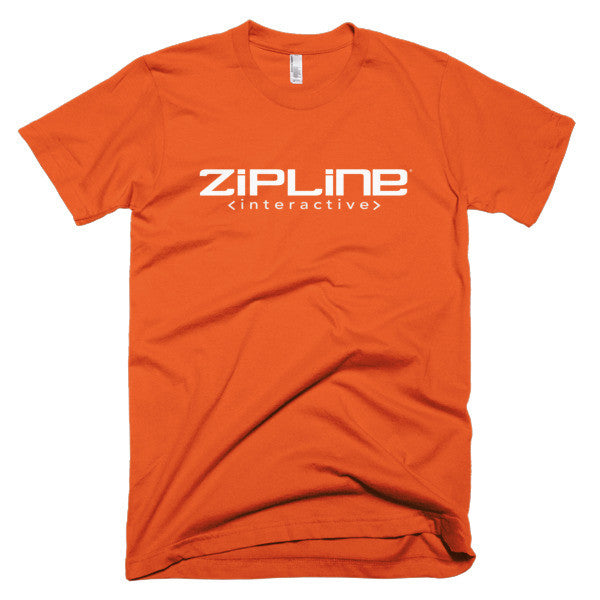 Short sleeve Zipline Interactive men's t-shirt