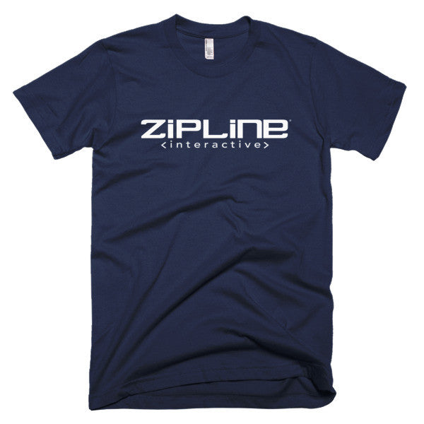 Short sleeve Zipline Interactive men's t-shirt