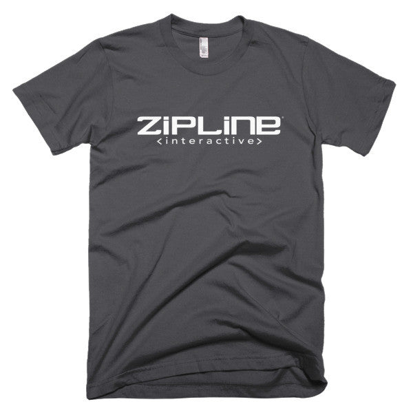 Short sleeve Zipline Interactive men's t-shirt