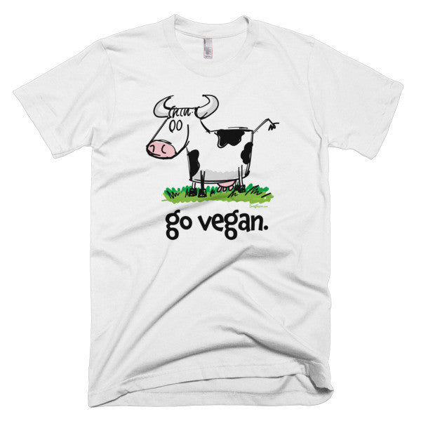 Go vegan men's t-shirt