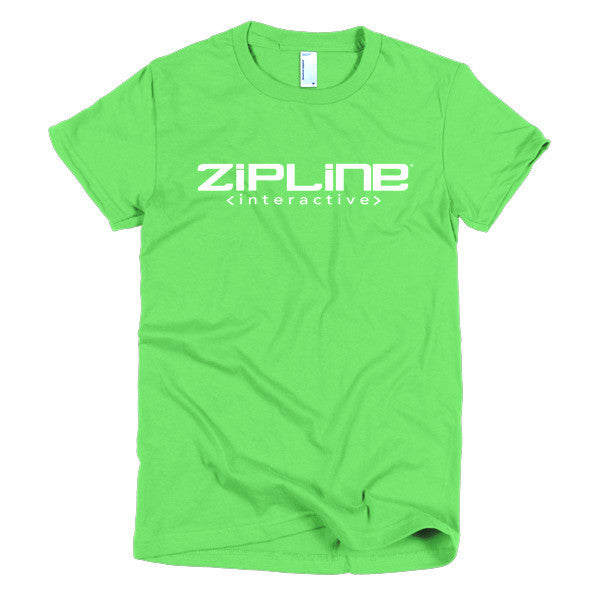 Short sleeve Zipline Interactive women's t-shirt